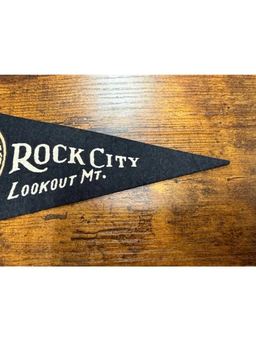 Vintage Rock City, Lookout Mt. mini pennant